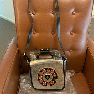 BetsyJohnson novelty Phone 📞 cross body bag
